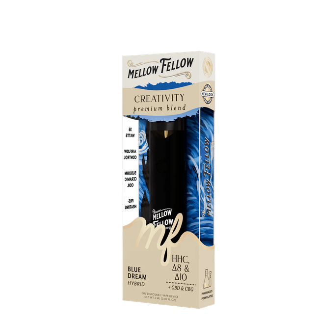 Creativity Blend 2ml Disposable Vape - Blue Dream (Hybrid)-gallery-37327700525262