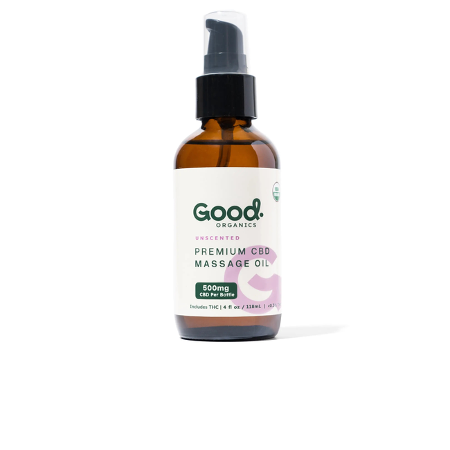 USDA Organic Full Spectrum Massage Oil - 500mg-gallery-58009066307893
