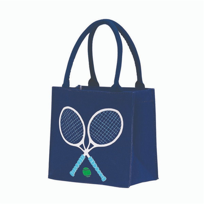 Tennis Navy Solo Reusable Itsy Bitsy Gift Bag-gallery-32767324487767