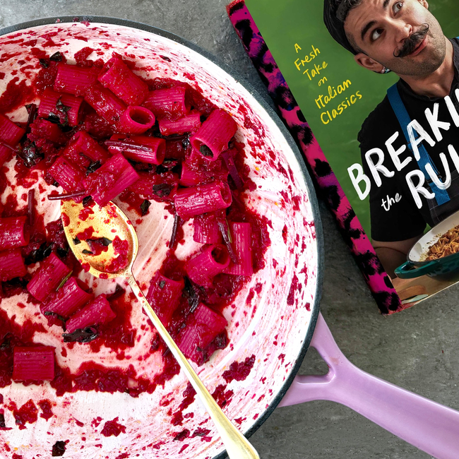 Chef Joe Sasto's Exclusive Enameled Cast Iron Chef's Pan | 6.2QT/5.9L-gallery-54348788695412