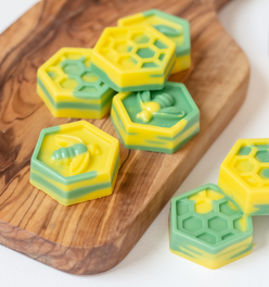 Pineapple + Sage Wax Melts Honeycombs Box PURE JOY - Pack of 6
