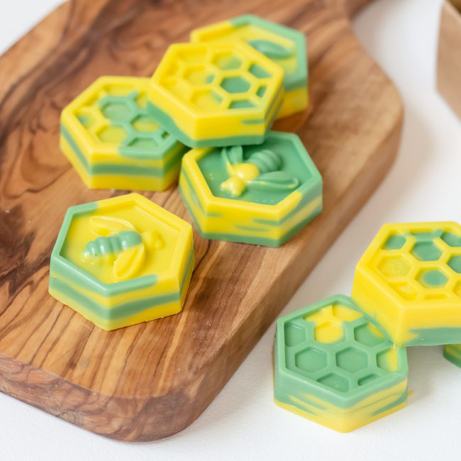 Pineapple + Sage Wax Melts Honeycombs Box PURE JOY - Pack of 6-gallery-29043899695174