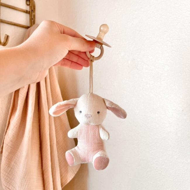 Bitzy Pal™ Natural Rubber Pacifier & Lovey-gallery-32025920438443