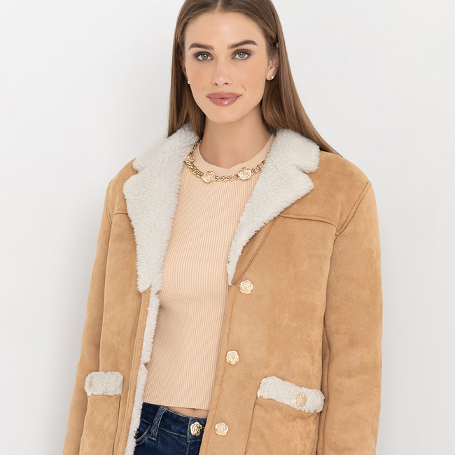 Luvia Faux Shearling Jacket-gallery-44965012275450