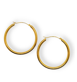 Elaine Gold Hoop Earrings