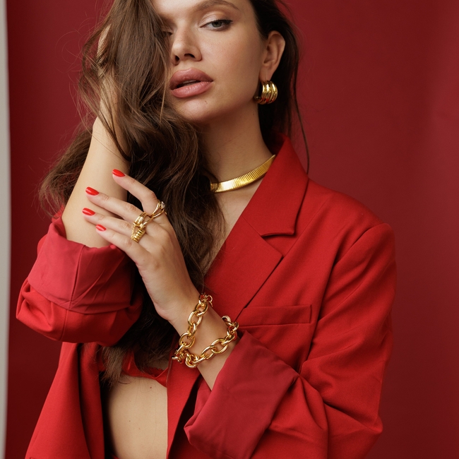 Chain Link Bracelet-gallery-34161258037323