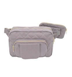 The Jetsetter Mini Diaper Bag - Grey