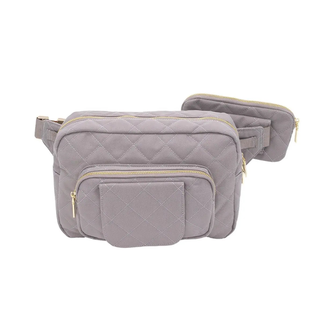 The Jetsetter Mini Diaper Bag - Grey-gallery-44990634983573