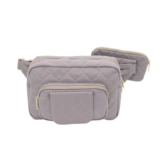 The Jetsetter Mini Diaper Bag - Grey