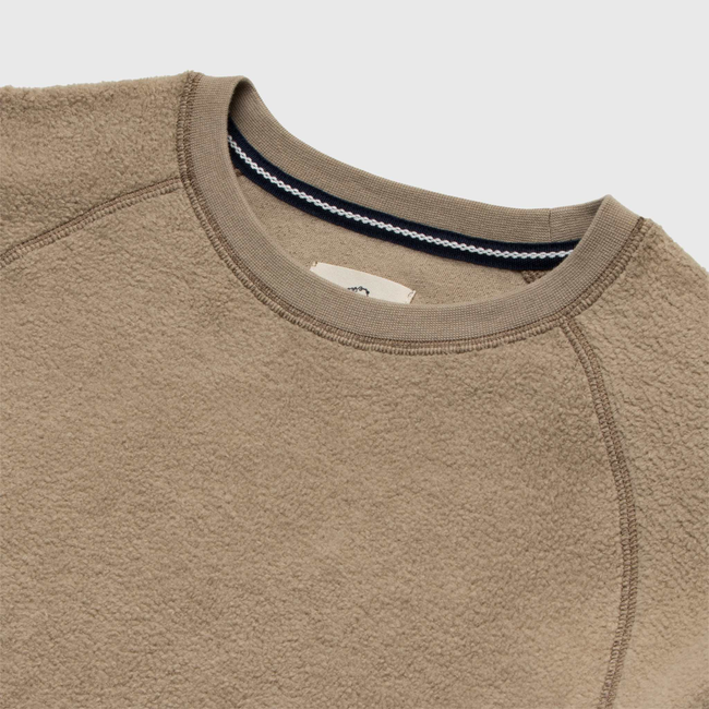 Butch Fuzzy Fleece Crewneck - Chinchilla-gallery-44470653387010