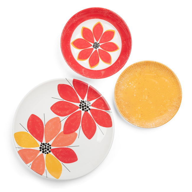 Melamine Everyday Tableware (12-Piece Set, 4 Place Settings)-gallery-53829109678452