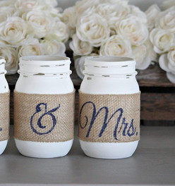 Rustic Bridal Shower Decor -Engagement Gift