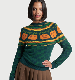 Give 'Em Pumpkin To Talk About Fair Isle Sweater