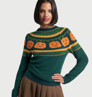 Give 'Em Pumpkin To Talk About Fair Isle Sweater