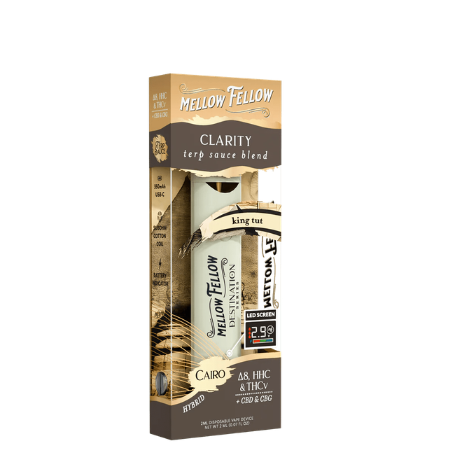 Clarity Blend - Terp Sauce 2ml Disposable Vape - King Tut (Hybrid)-gallery-37327637479630