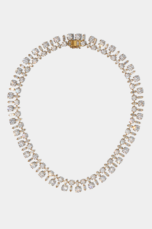 STELLAR CZ BOLD COLLAR NECKLACE