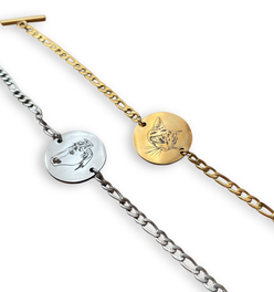 Custom Engraved Pet Portrait Bracelet