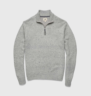 Robbie Mock Sweater - Heather Grey