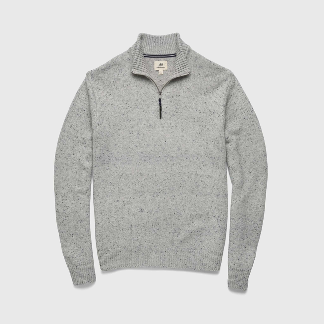 Robbie Mock Sweater - Heather Grey-gallery-44084569407746