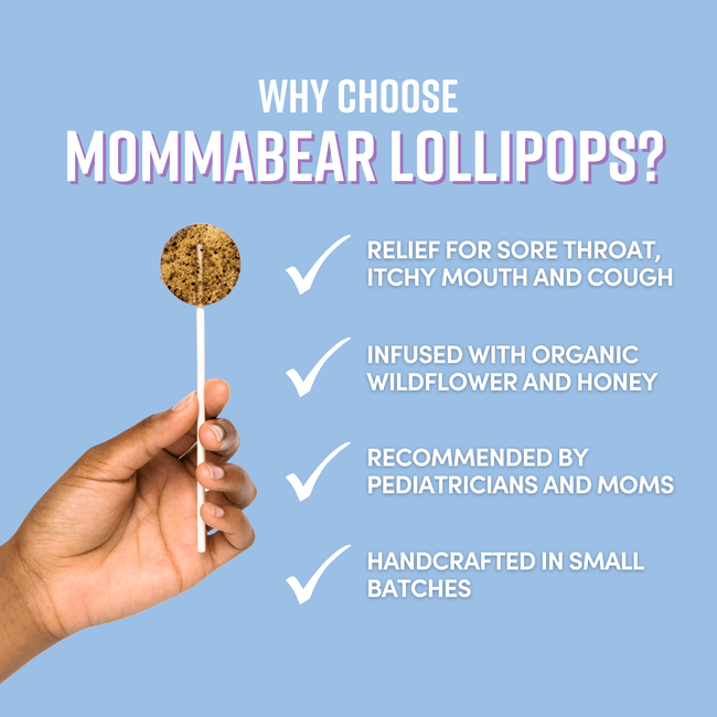 Organic Sore Throat & Cough Relief Lollipops (Bundle)-gallery-35249810899025