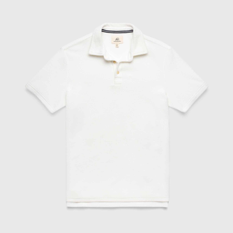 Ryan Saltwater Terry Polo - White