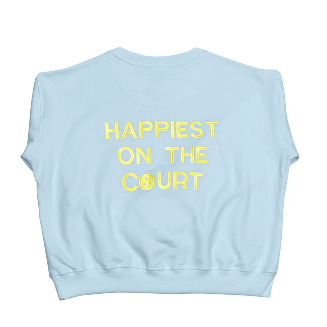 Happiest on the Court™ pickleball sweatshirt-gallery-38050018394272