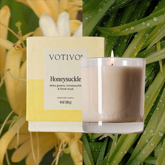 Honeysuckle 10 oz. Signature Candle-gallery-32117628403814