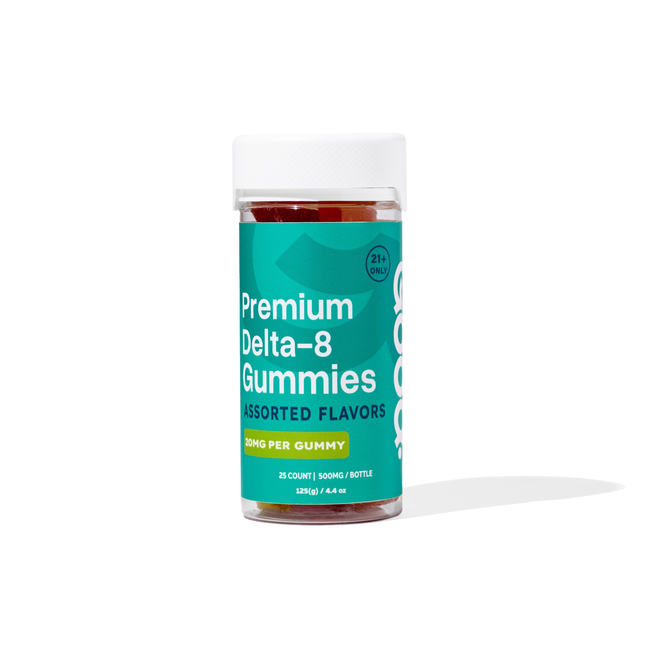 20mg Delta 8 Gummies | 25 Count (500mg Total)-gallery-60390083363125
