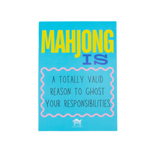 MAHJONG SHUFFLE CARD | Mahjong Is Series | Sized to Store with League Cards-gallery-51702192800055