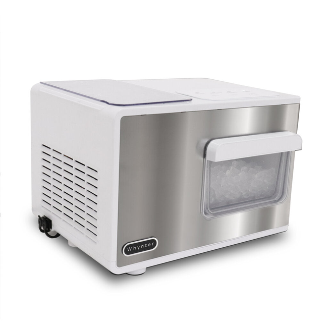 Whynter IBX‑388WS 50 lb Nugget Ice Maker – White Glass Design-gallery-45987528474872