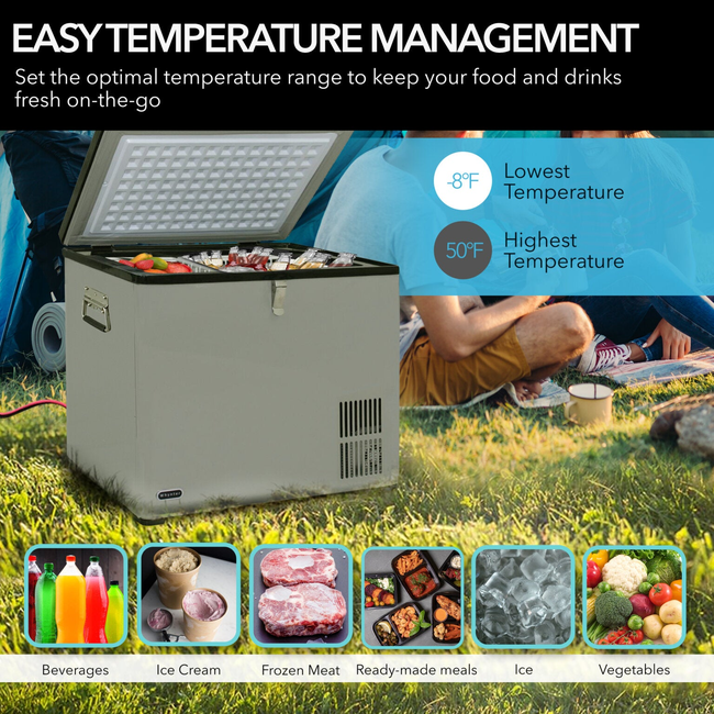 Whynter FM-45G 45 Qt Portable Fridge/Freezer – AC/DC, Travel Ready-gallery-47186439438584