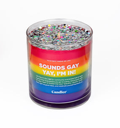 SOUNDS GAY CANDLE