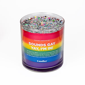 SOUNDS GAY CANDLE