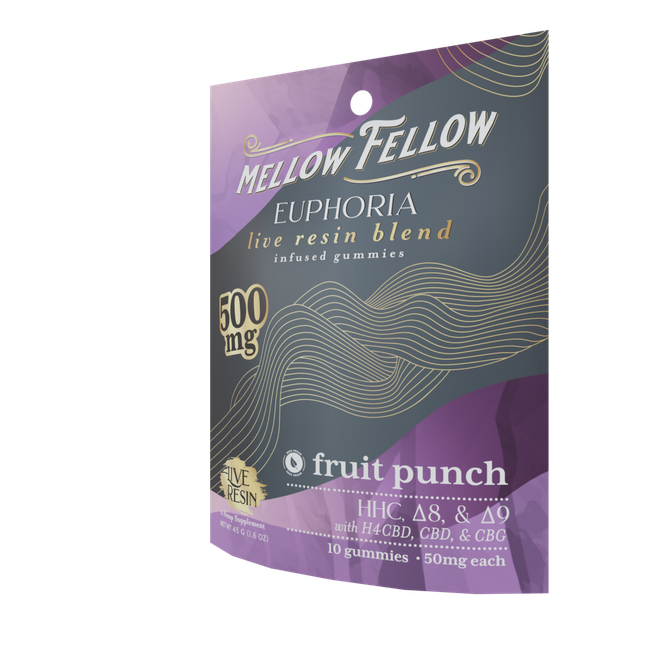 Euphoria Blend Live Resin M-Fusions Edibles Fruit Punch 500mg-gallery-36335898132686