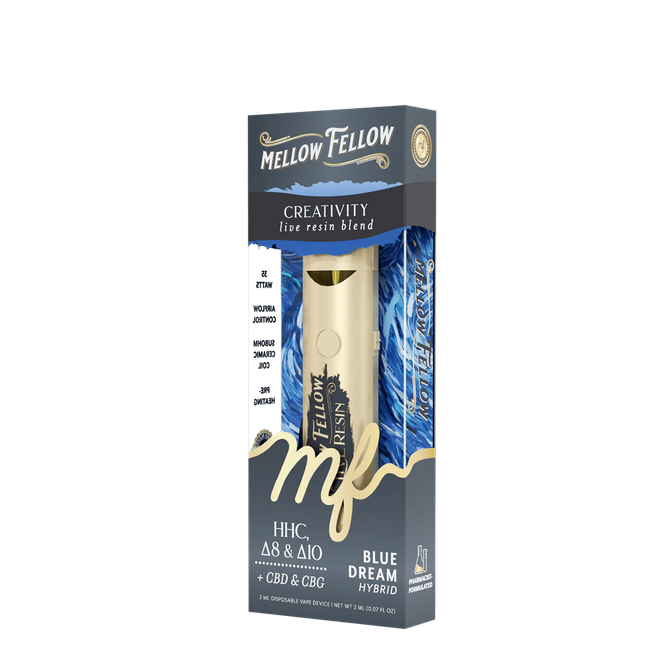 Creativity Blend 2ml Live Resin Disposable Vape - Blue Dream (Hybrid)-gallery-37327753609422