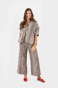 Peacemaker Pant Set - Khaki Leopard