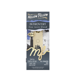 Introvert Blend 0.5ml Live Resin Disposable Vape - El Chapo OG (Indica)