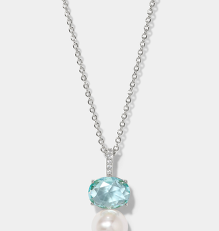 NATURAL BEAUTY AQUA PEARL PENDANT