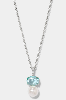 NATURAL BEAUTY AQUA PEARL PENDANT