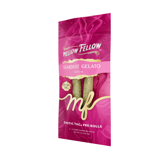 THCa Prerolls - 2 pc 2g Private Reserve Exotic - Stardust Gelato (Sativa)-gallery-38508447006926