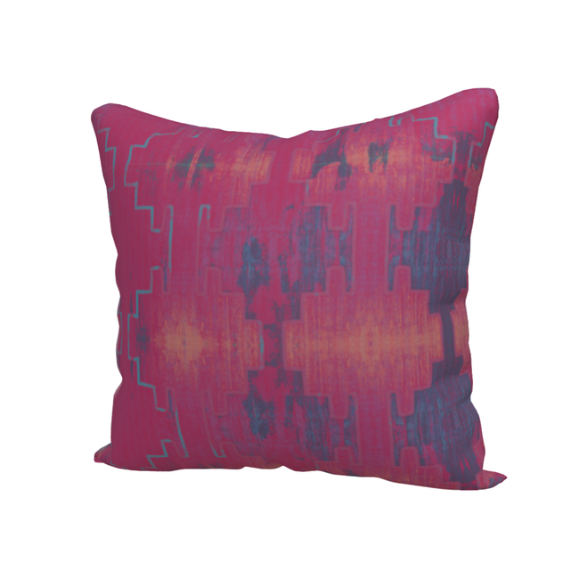 Andean Summer: Sunset – Luxury Outdoor Pillow by SmithHönig-gallery-33097220259953
