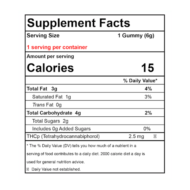 THCp Bursts Edibles - Key Lime Pie - 2.5mg-gallery-37327614476494