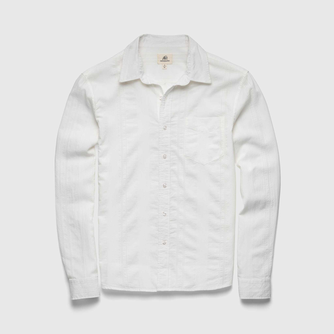 Brian Dobby Stripe Shirt - White