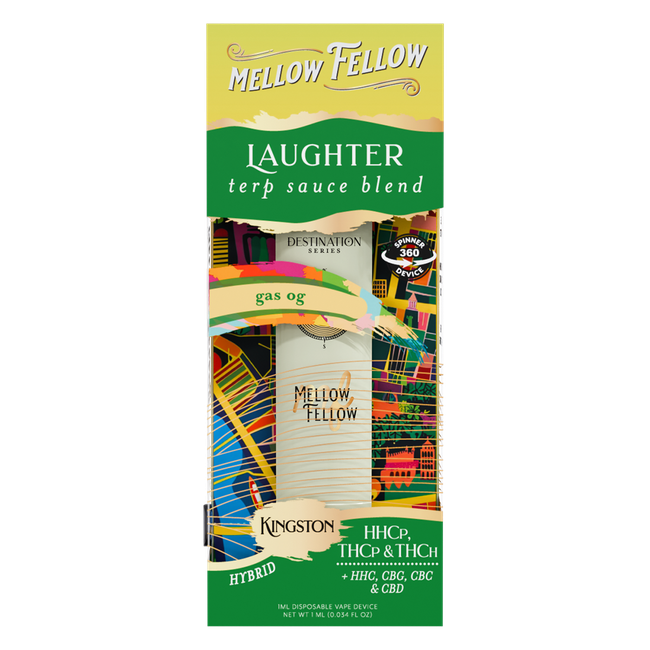 Laughter Blend - Kingston - Terp Sauce 1ml Disposable Vape - Gas OG (Hybrid)-gallery-36763926266062