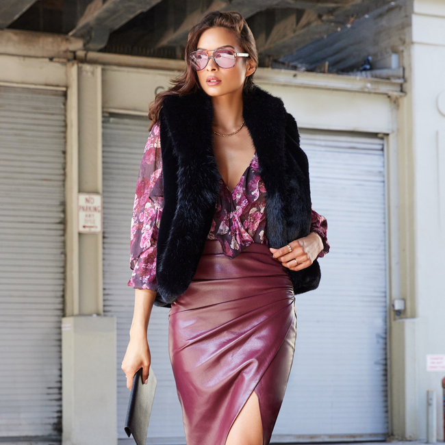 Stewart Faux Fur Vest-gallery-44640416071930