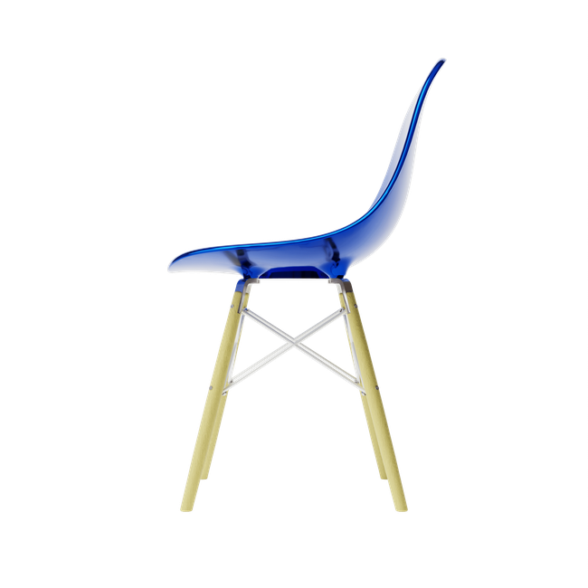 Metallic Blue MicroShell Chair™-gallery-47786857070878