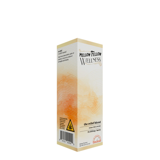 The Relief Blend CBD Tincture - 10,000mg - Berry-gallery-37327690137806