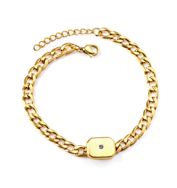 Joanna Curb Link Gold Bracelet