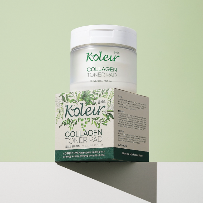 [Koleur] Collagen Toner Pads (70 count)-gallery-58514629591330