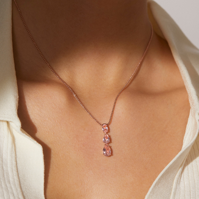 NATURAL BEAUTY PINK SHORT Y NECK-gallery-46884338991363